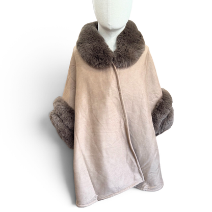 Poncho de pelo