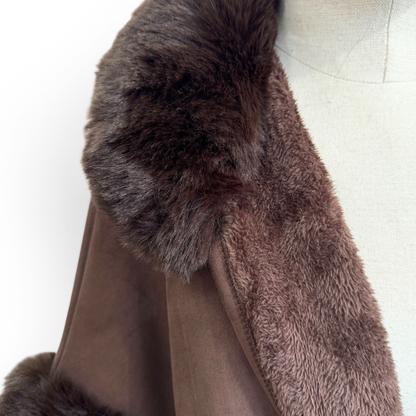 Poncho de pelo
