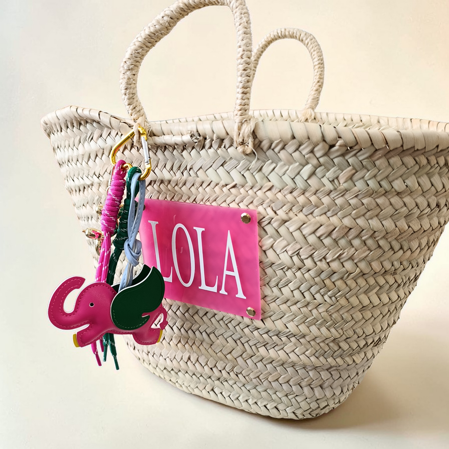 Capazo palma personalizado deluxe