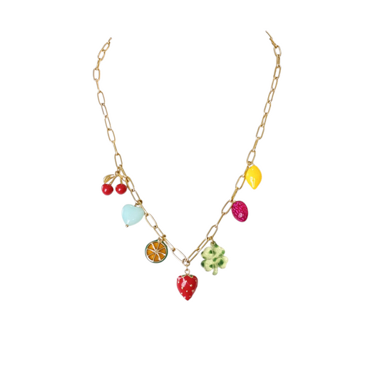 Collar frutilla