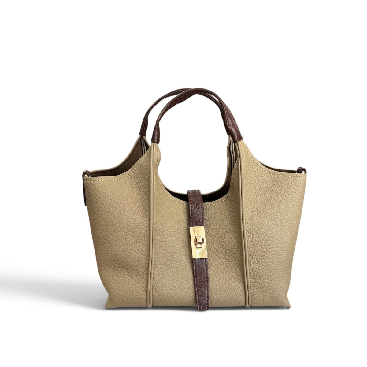 Bolso cierre dorado