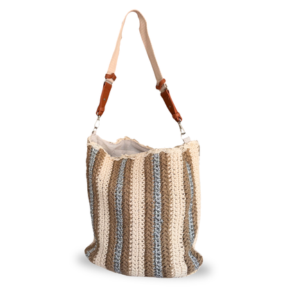 Bolso rafia y yute